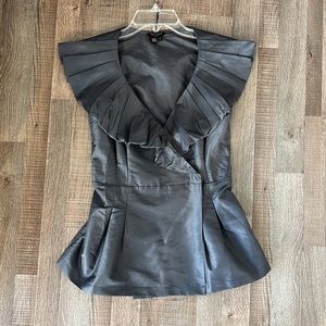 Ted Baker Grey Silk Blouse